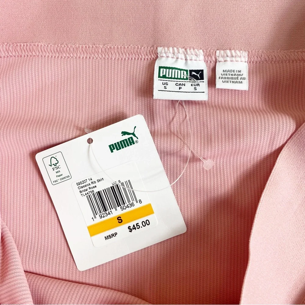 Puma Pink Knee-Length Pencil Skirt for Casual Wear Outings Sports Outerwear S